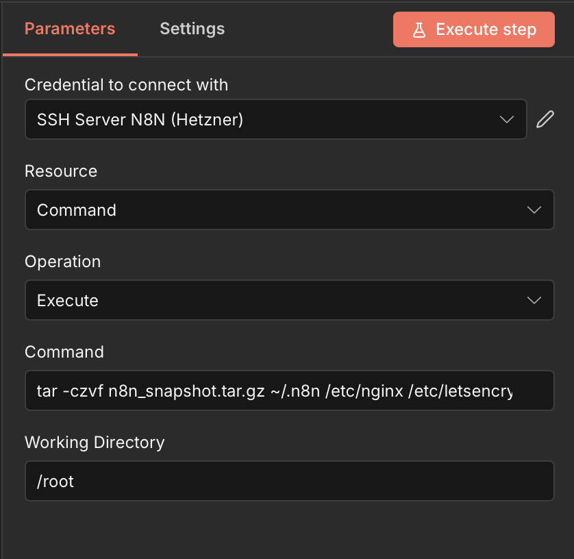 بکاپ خودکار روزانه از سرور n8n + دانلود ورکفلو نحوه بکاپ گرفتن خودکار روزانه از تمام سرور n8n و ارسال به تلگرام | آکادمی سات